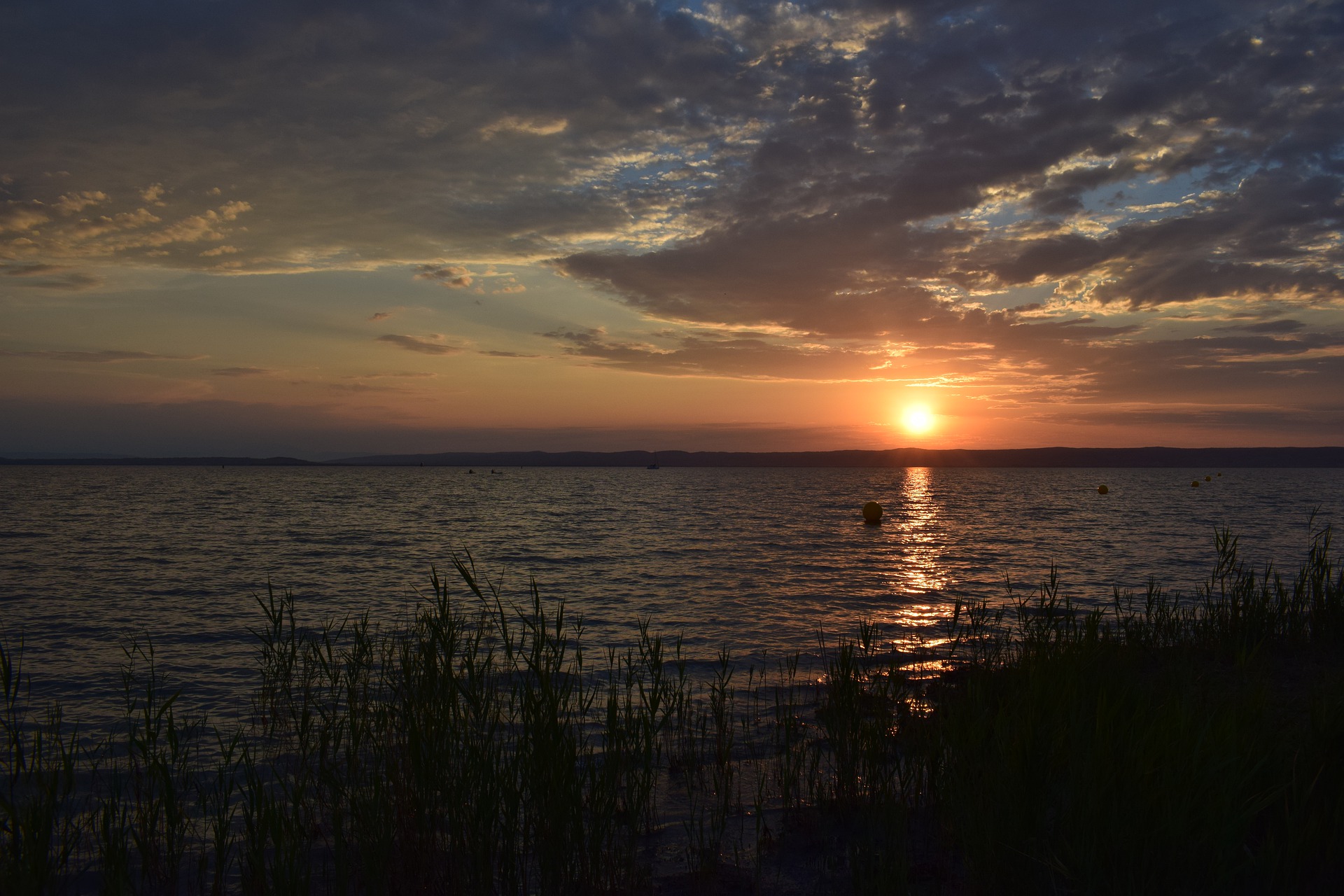 Sonnenuntergang am Neusiedlersee